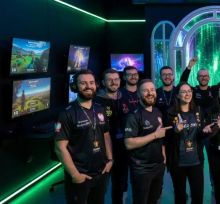 Zespół Ultimate Play World – grupa pasjonatów gier online i RPG przy wspólnej pracy.